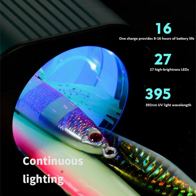 best uv light for fishing lures BOS Fabrication Glow Can Lure Charger making it a versatile addition to your gear Squidink UV Squid Jigs/Lure Rechargeable